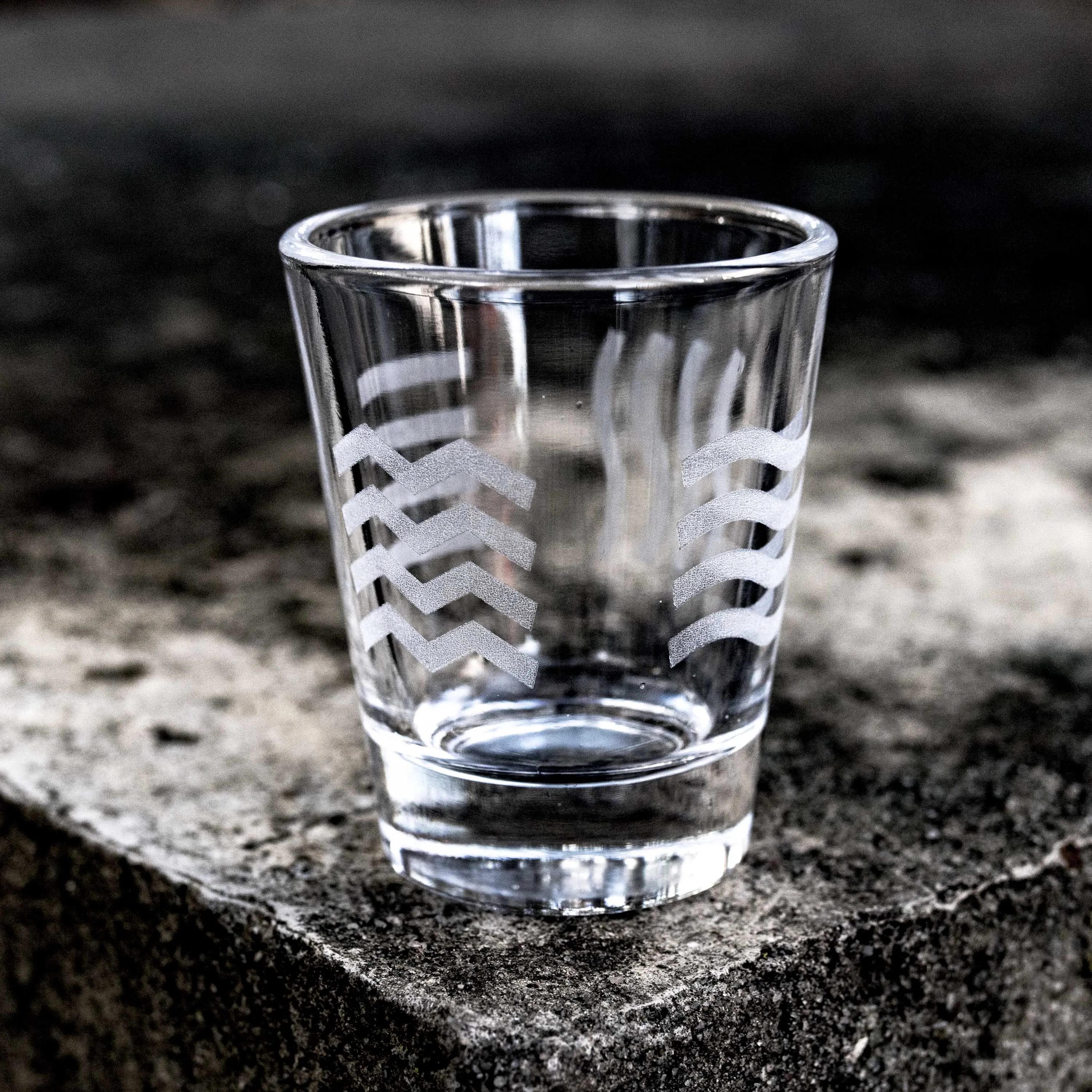 2oz 4 Elements Shot glass
