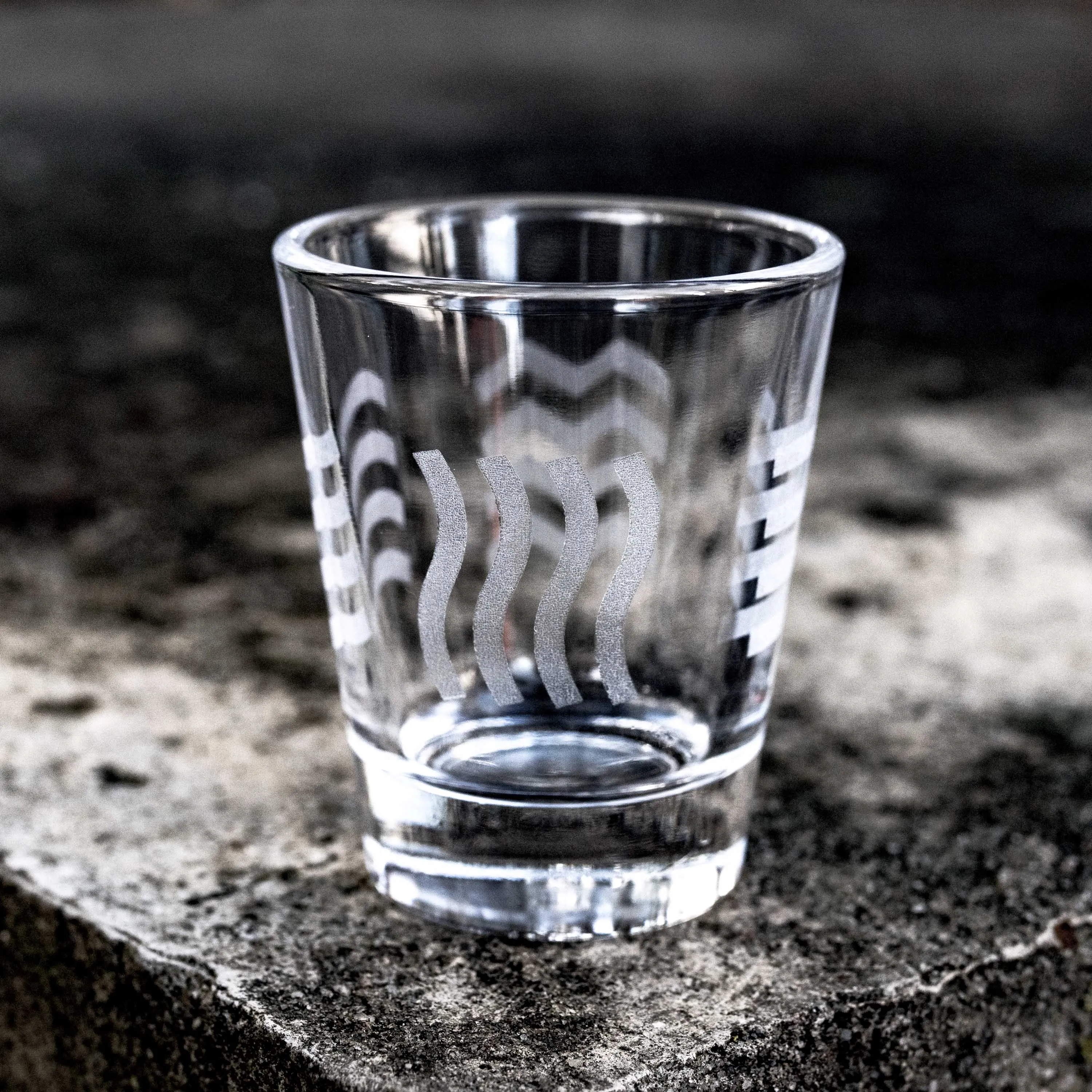 2oz 4 Elements Shot glass