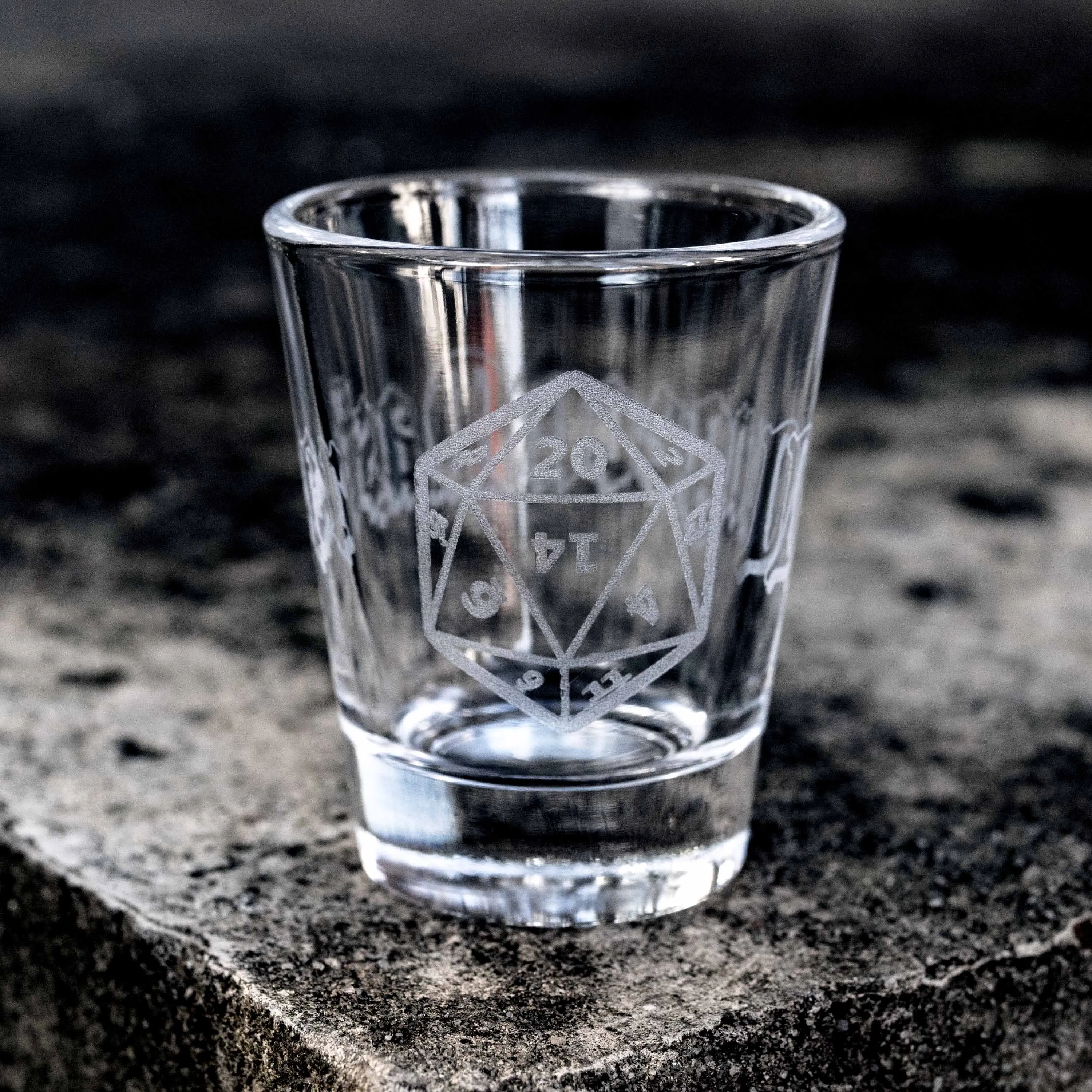 2oz Dungeon Master Shot glass