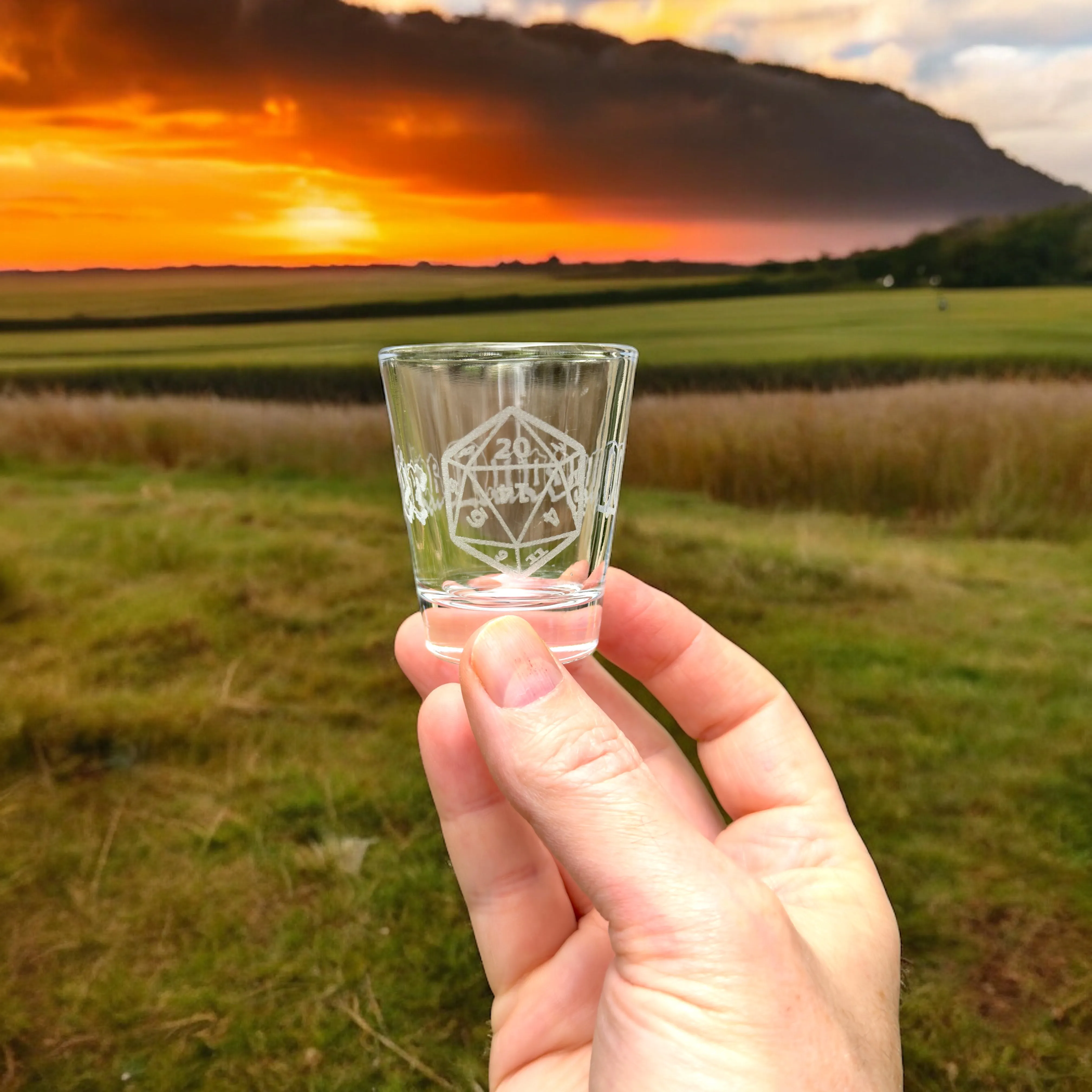 2oz Dungeon Master Shot glass