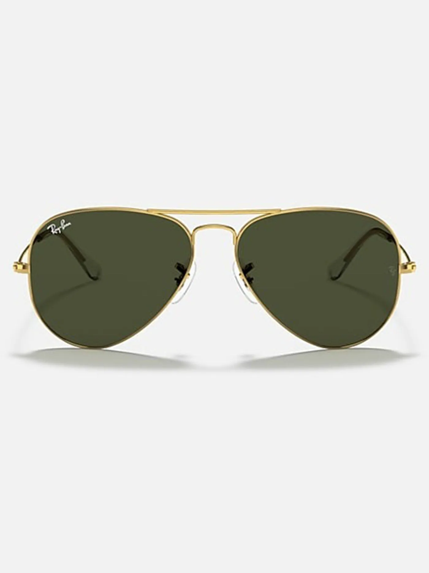 Aviator Large Metal Gold/G-15 Green Sunglasses