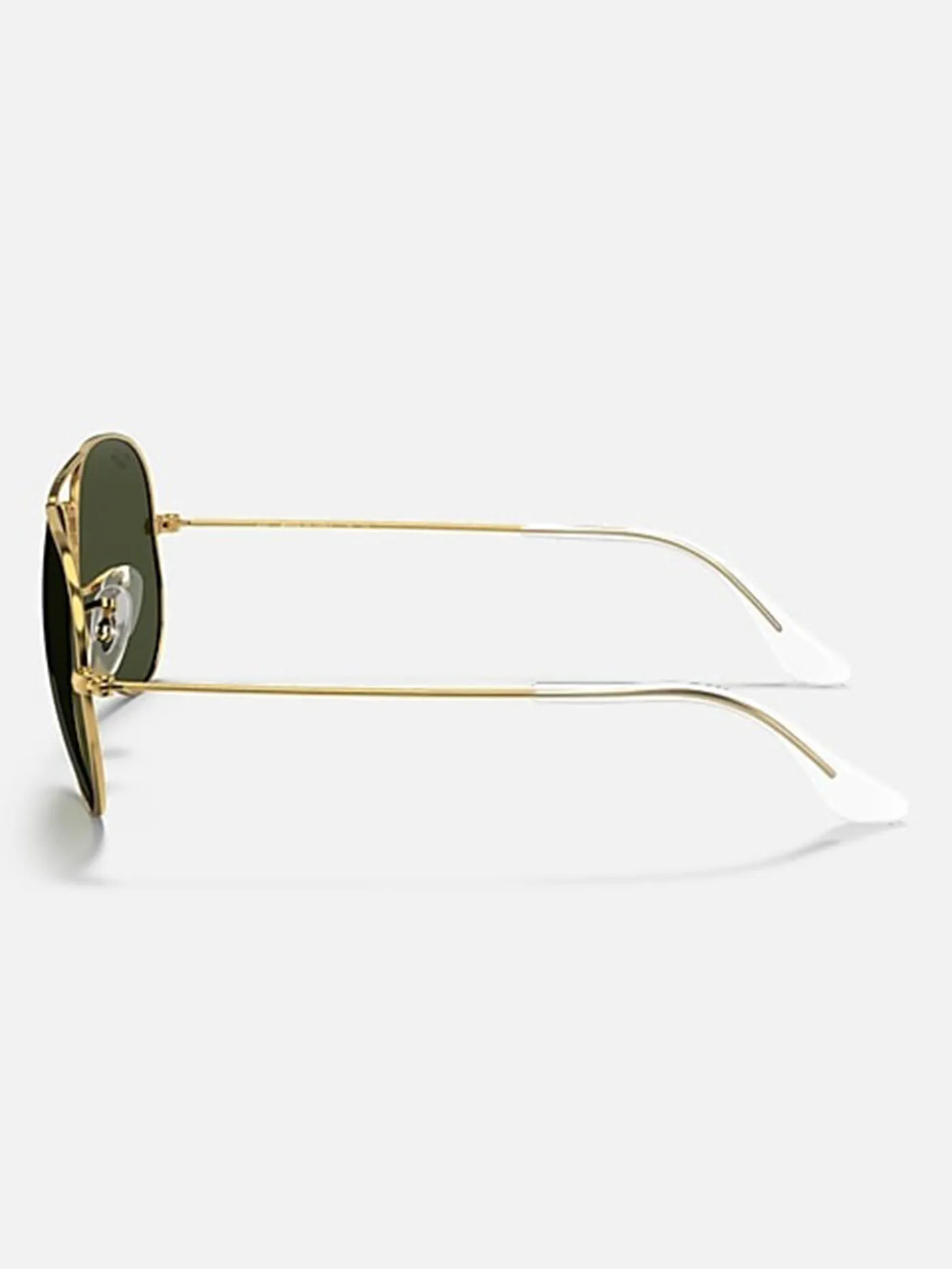 Aviator Large Metal Gold/G-15 Green Sunglasses