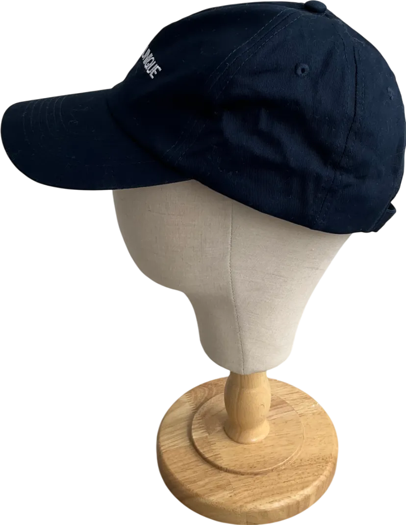 Blue Embroidered Baseball Cap