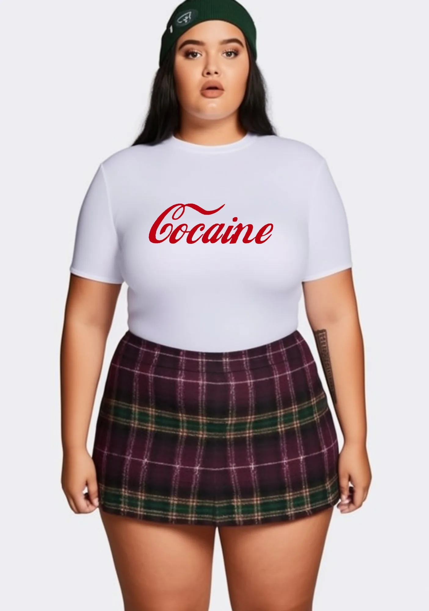 Curvy Special Cola Baby Tee