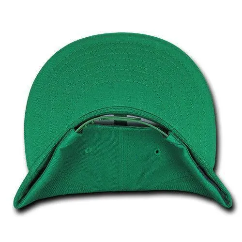 Decky Trendy Flat Bill Snapback Baseball 6 Panel Caps Hats Unisex