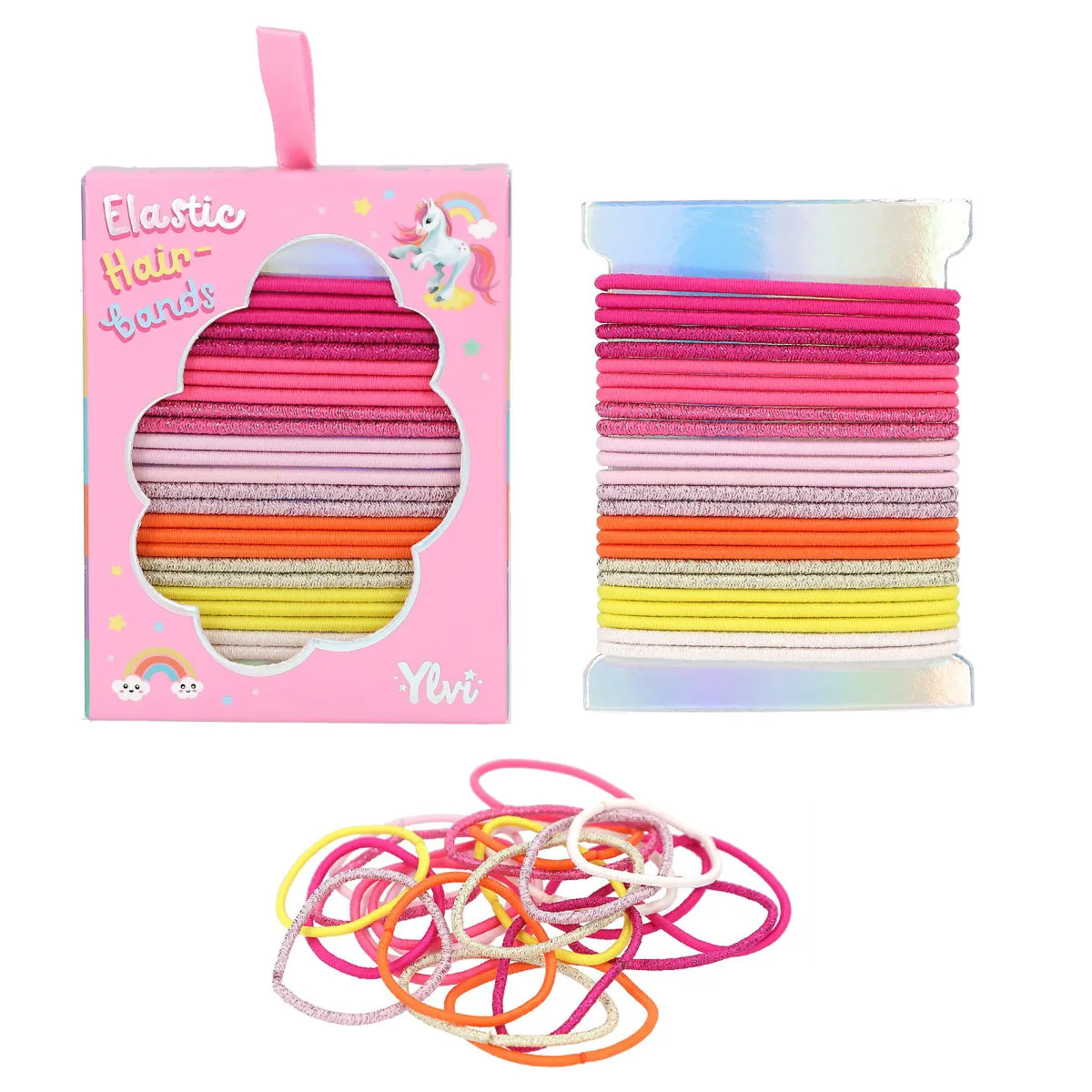 Depesche Ylvi Elastic Hairbands Glitter (1pc)