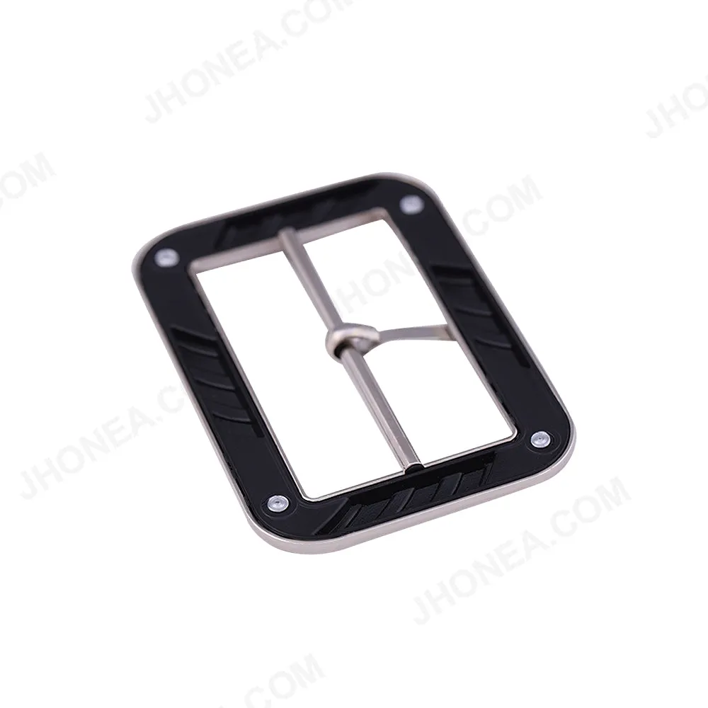 Dual Colour Finish Shiny Diamond Buckle with Prong