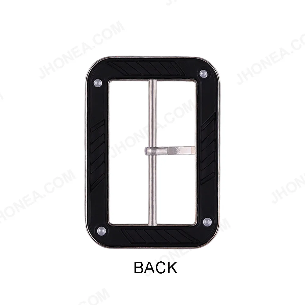 Dual Colour Finish Shiny Diamond Buckle with Prong