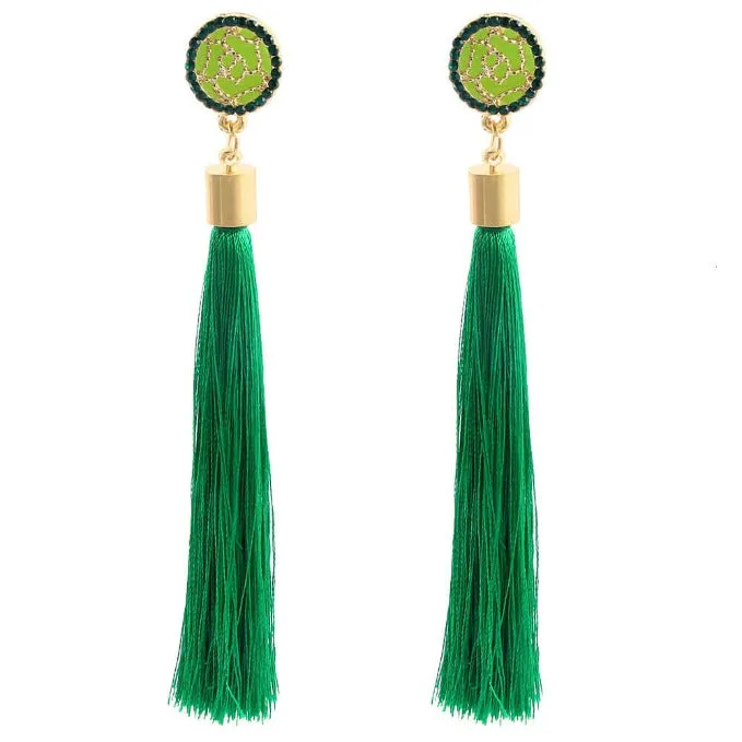 Elegant Boho Long Tassels Dangle Earrings