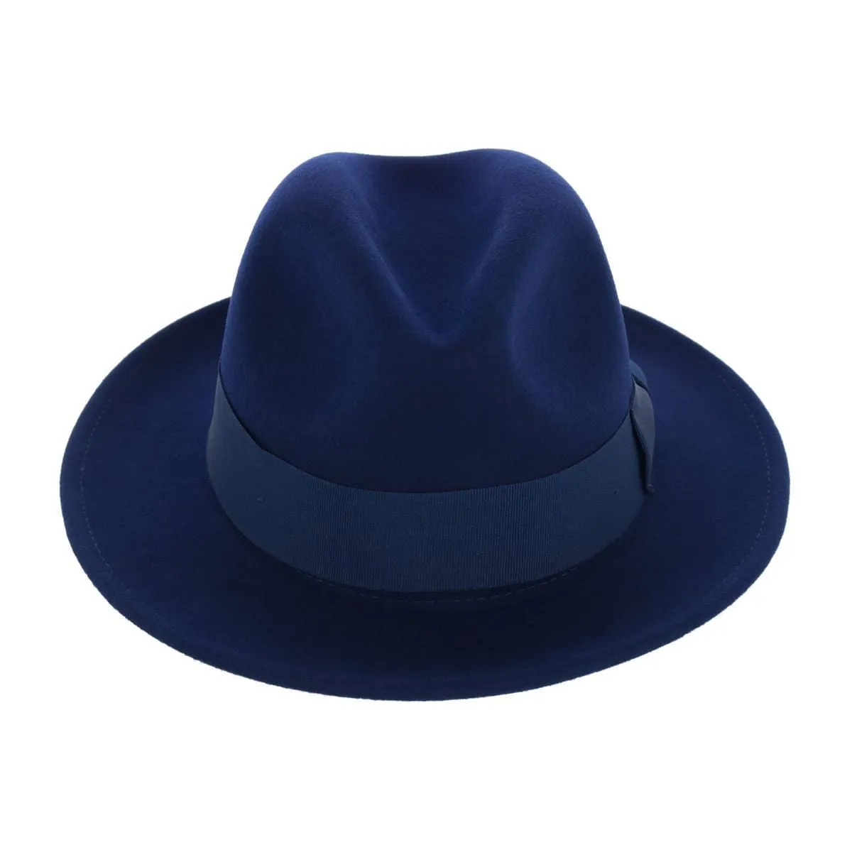 Epoch Hats Company Men's Wool Felt Fedora with Grosgrain Bow Hatband