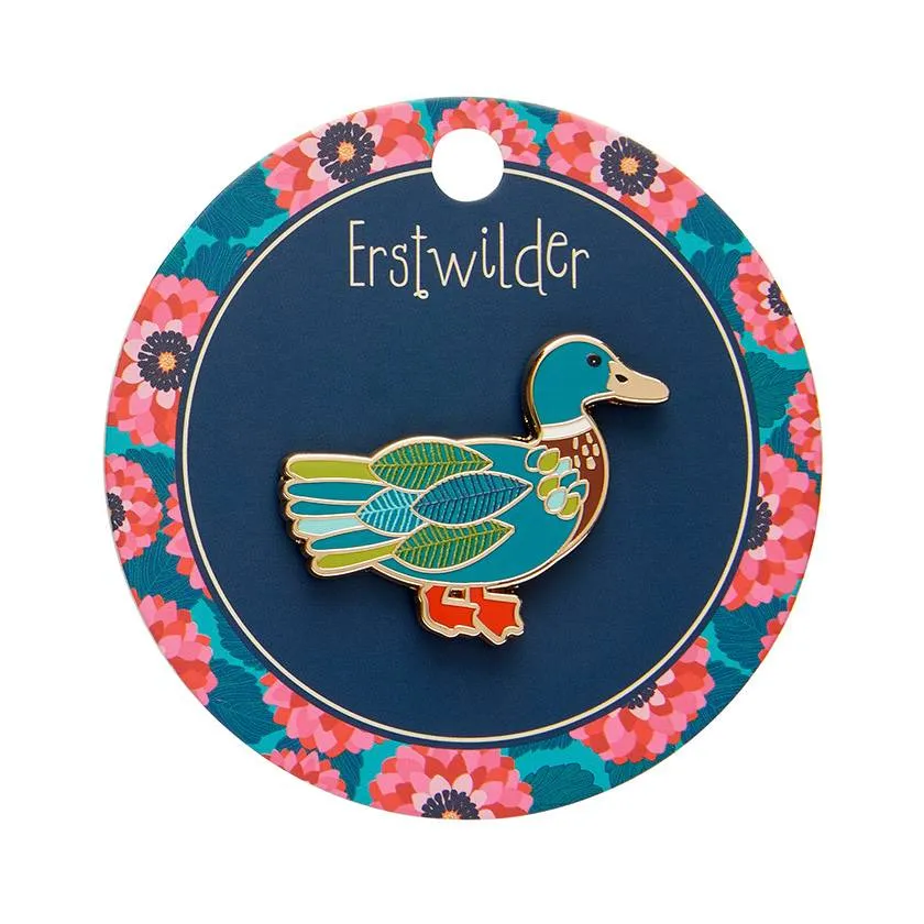 Erstwilder Mighty Mallard Enamel Pin