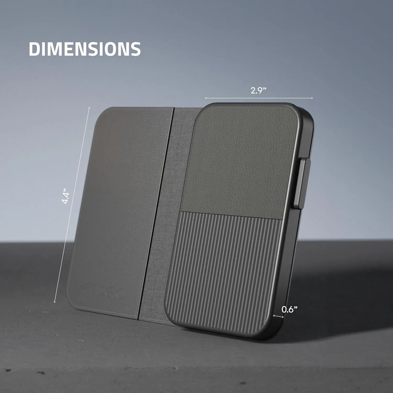 Fidelo Slim Wallet for Men  RFID Blocking Minimalist Credit Card Holder with Sliding Pop-Up Design, Front Pocket Wallet