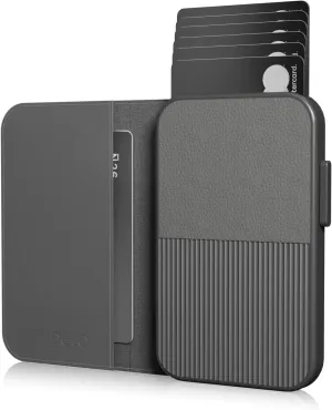 Fidelo Slim Wallet for Men  RFID Blocking Minimalist Credit Card Holder with Sliding Pop-Up Design, Front Pocket Wallet