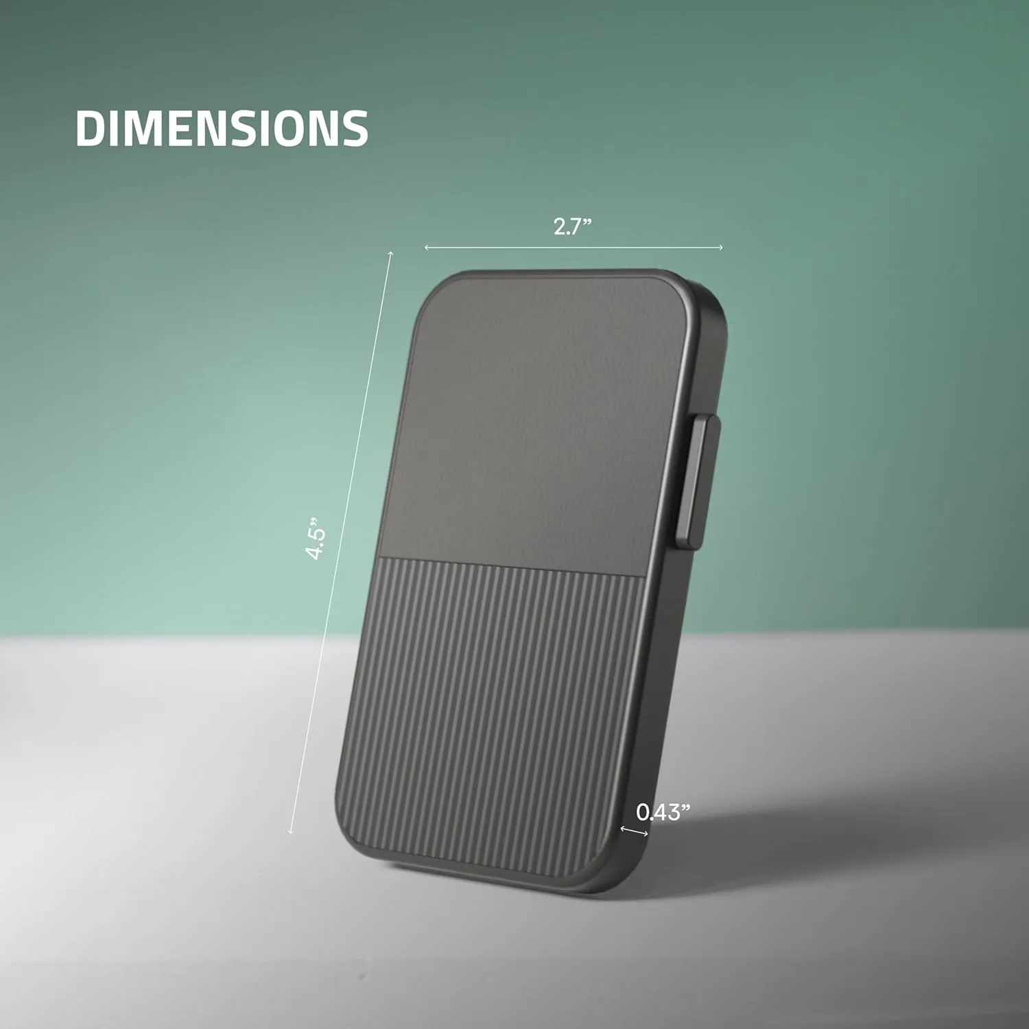 Fidelo Slim Wallet for Men  RFID Blocking Minimalist Credit Card Holder with Sliding Pop-Up Design, Front Pocket Wallet