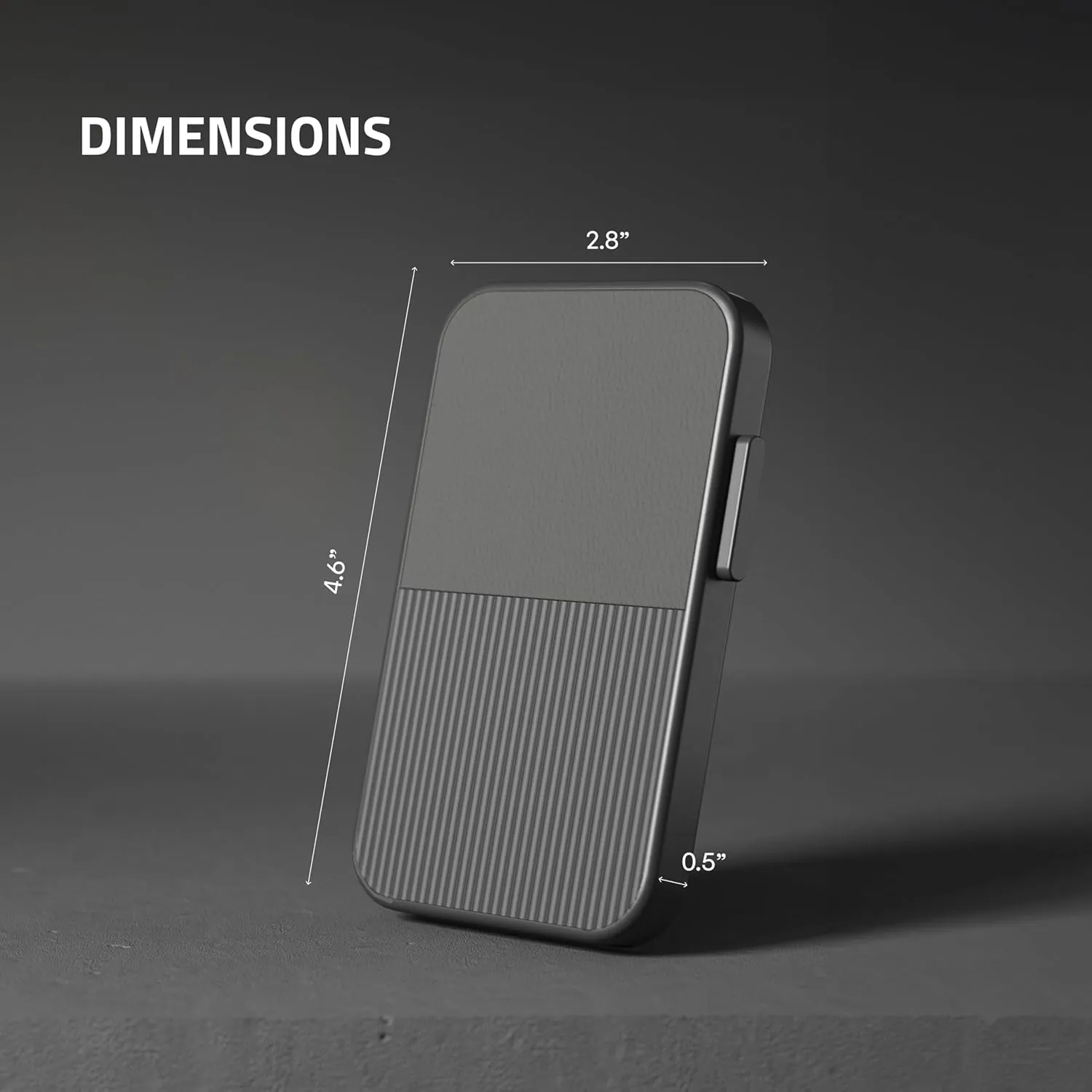 Fidelo Slim Wallet for Men  RFID Blocking Minimalist Credit Card Holder with Sliding Pop-Up Design, Front Pocket Wallet