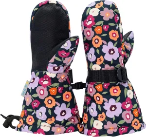 JAN & JUL Girls Insulated Waterproof Snow Mittens for Toddler and Kids