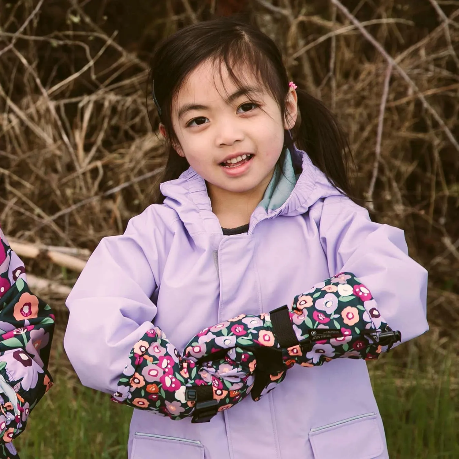 JAN & JUL Girls Insulated Waterproof Snow Mittens for Toddler and Kids