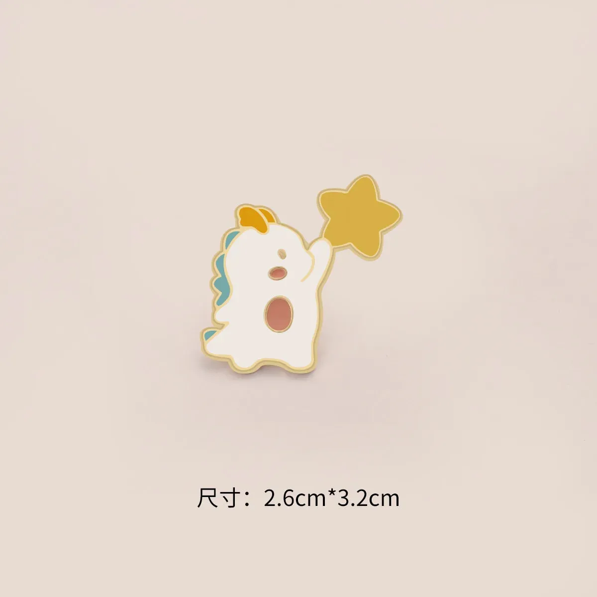 Kawaii Dragon Enamel Pins