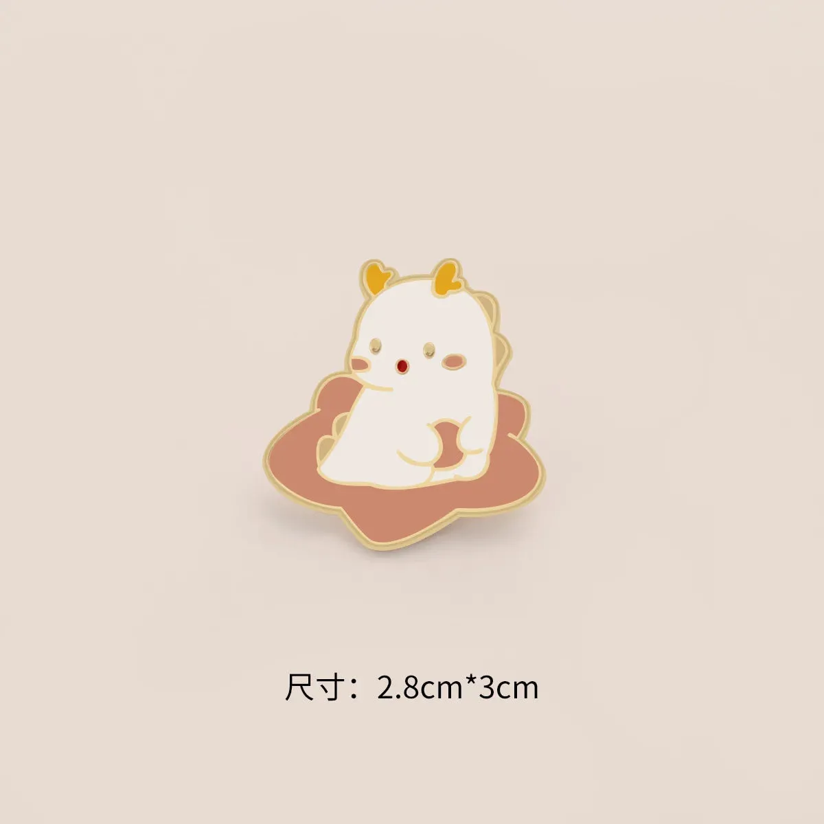 Kawaii Dragon Enamel Pins