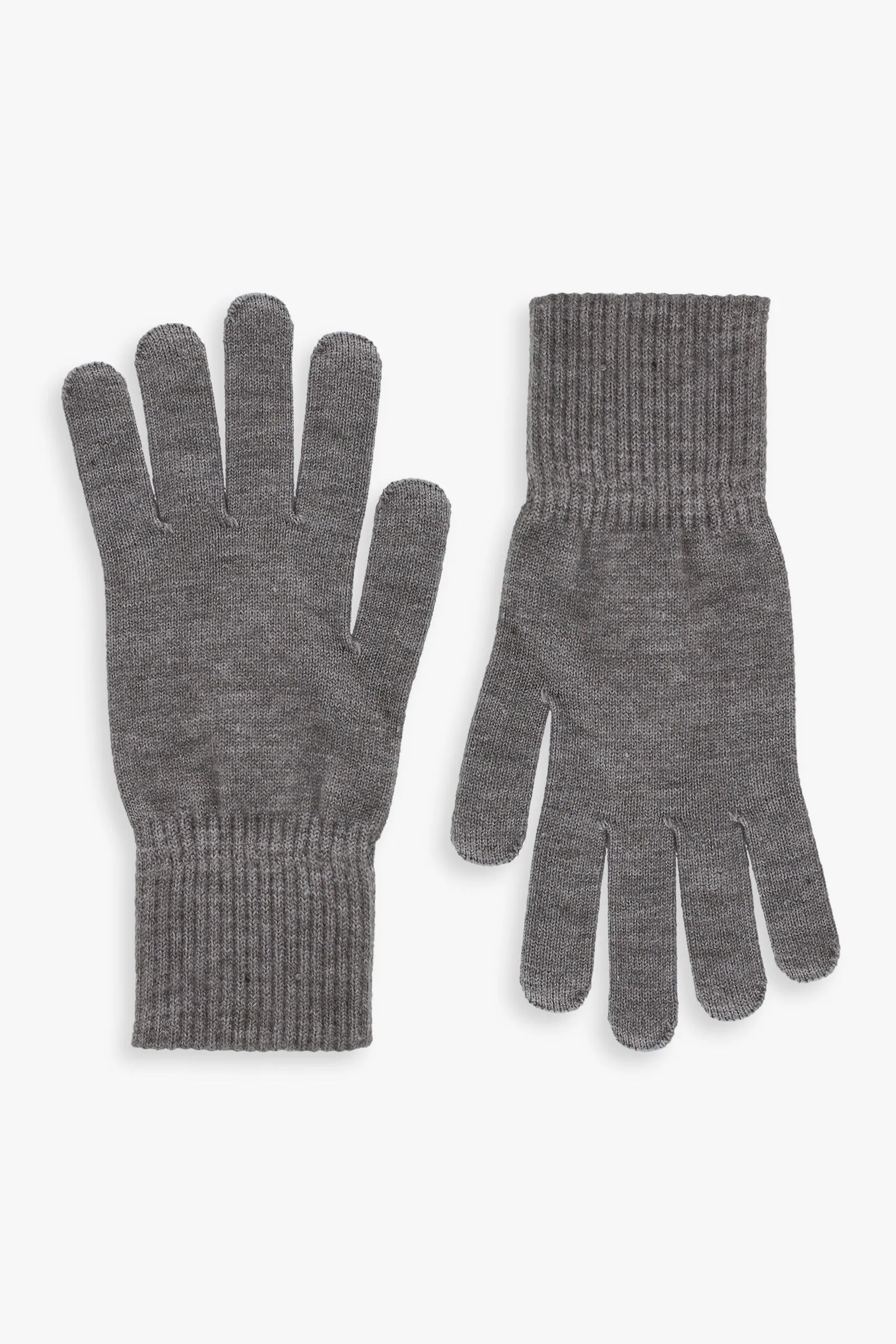 Ladies Flat Knit Gloves