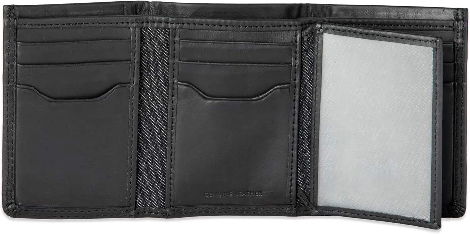 Levi's Men's Trifold Wallet-Sleek and Slim Includes Id Window and Credit Card Holder