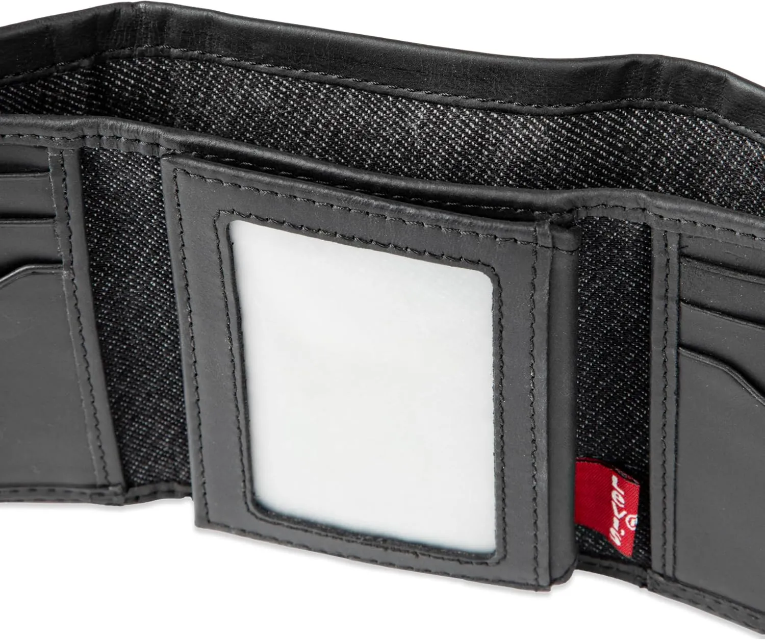 Levi's Men's Trifold Wallet-Sleek and Slim Includes Id Window and Credit Card Holder