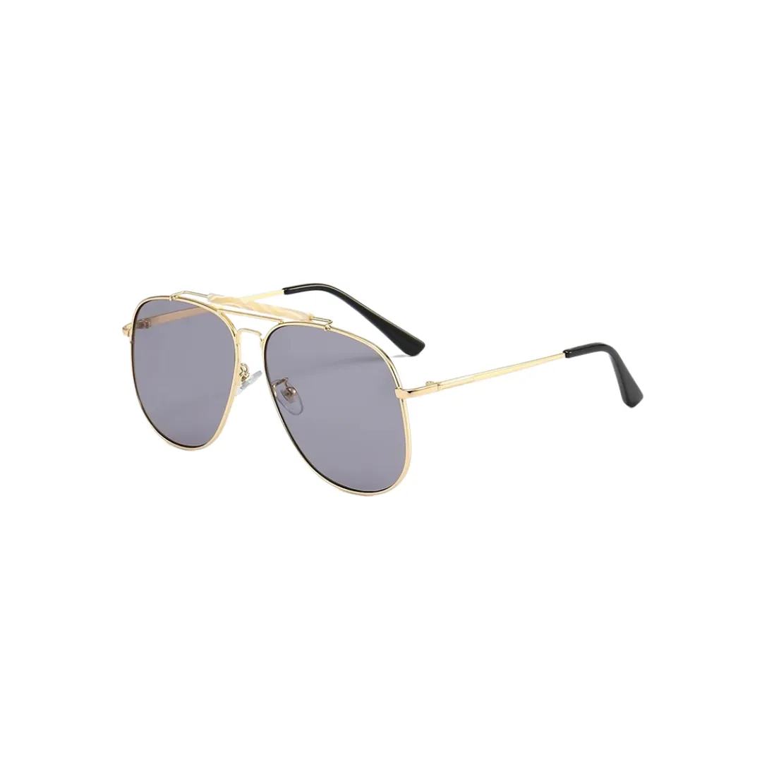 Malika Aviator Sunglasses Bone