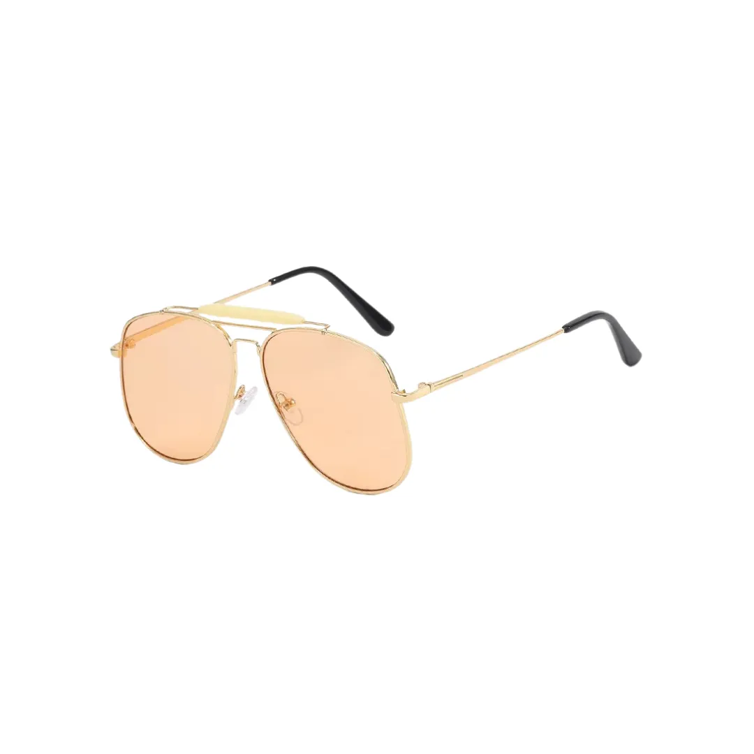 Malika Aviator Sunglasses Champagne
