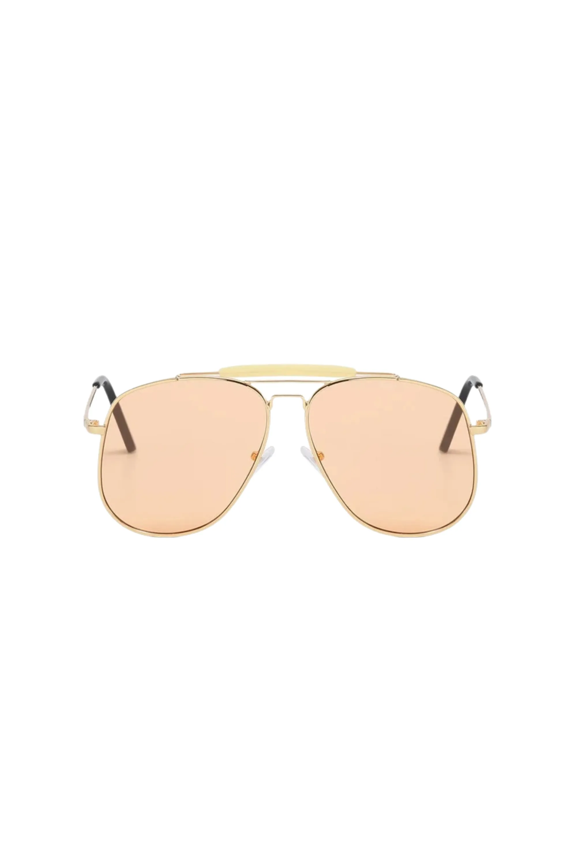 Malika Aviator Sunglasses Champagne
