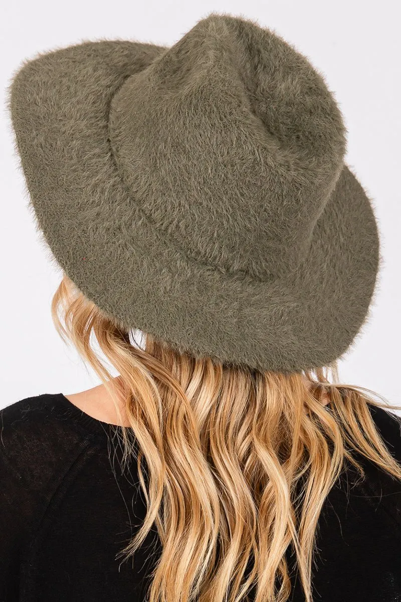 Olive Fairbanks Fuzzy Fedora