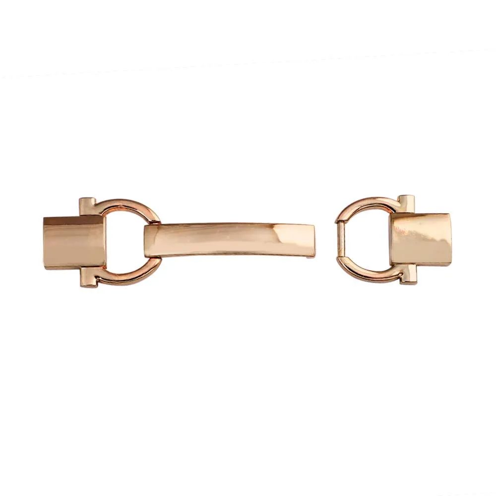 Shiny Chrome Finish Openable Clip Shoe Buckle/Belt Buckle