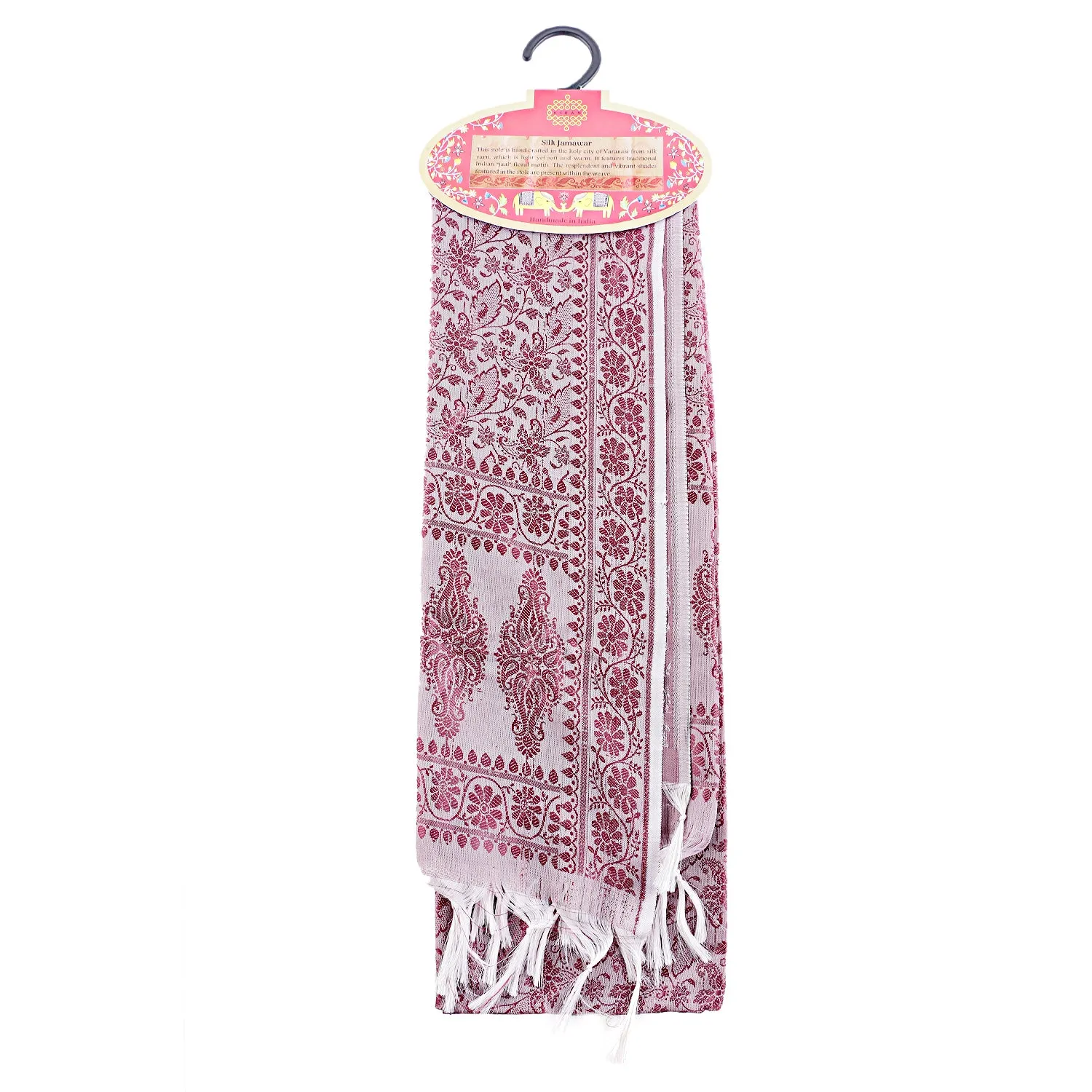 Stole in Varanasi Silk (Assorted Design)