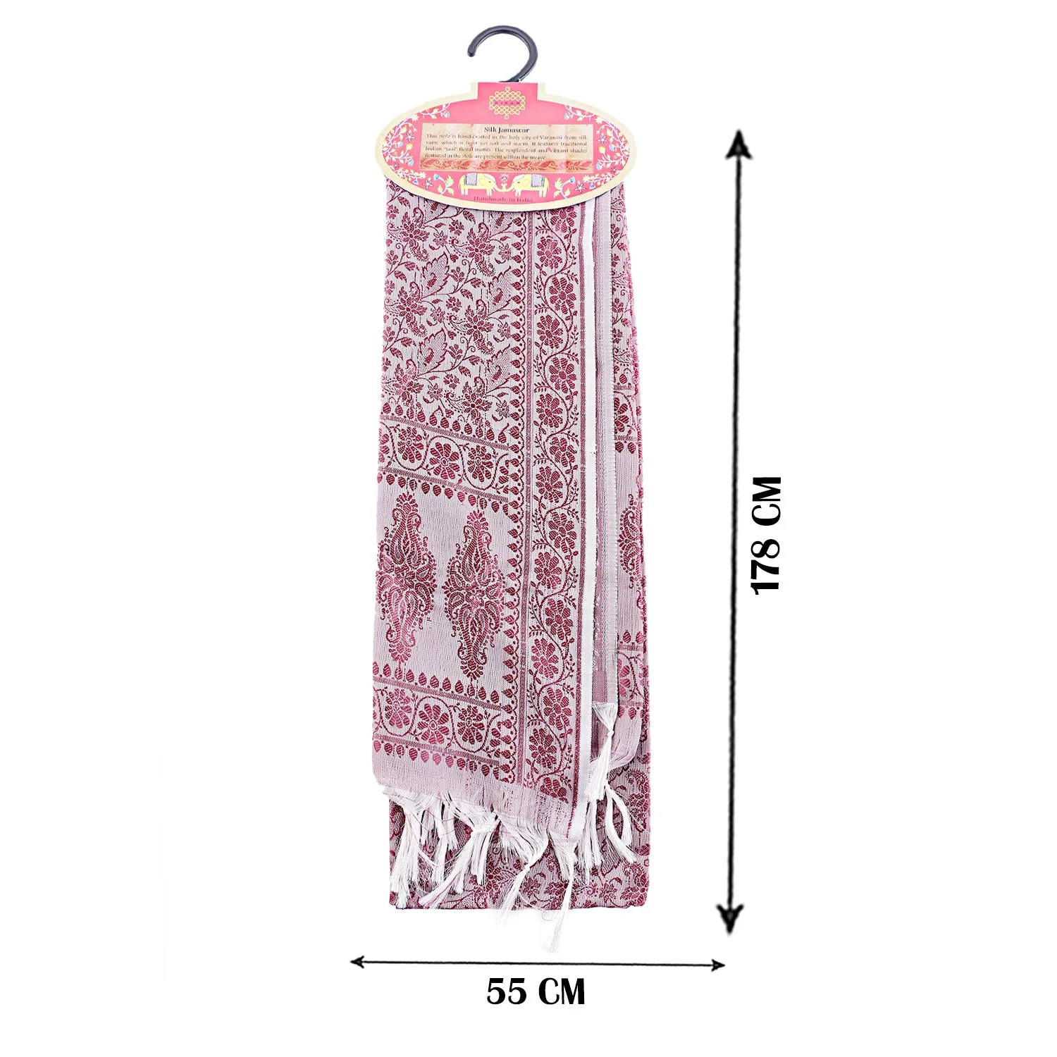 Stole in Varanasi Silk (Assorted Design)