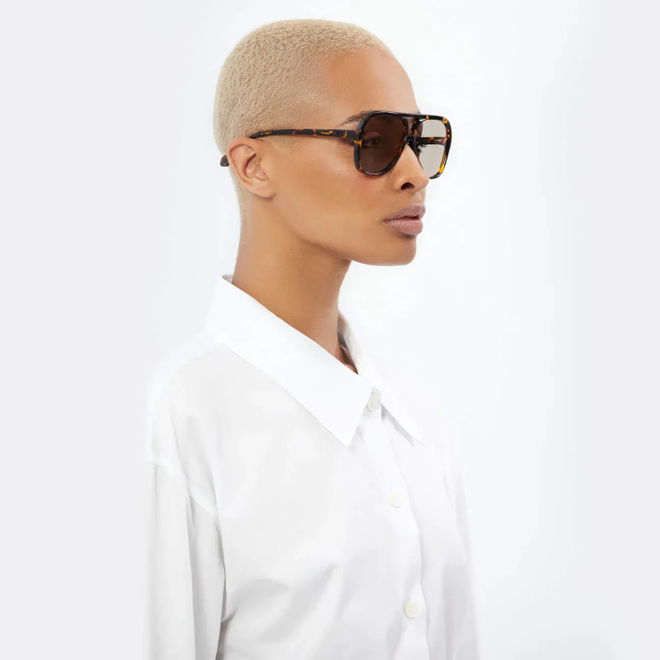 VALLEY - Bang - Dark Tort w. Matte Black Metal Trim / Light Brown Lens