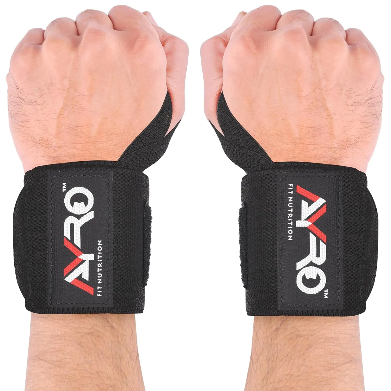 Wrist Wraps , Wrist Wraps for Weightlifting Men , Wrist Brace For Working Out , Gym Wrist Wraps For men & women , Muequeras para gym, 18" Professional Wrist Support With High Duty Thumb Loop-Best Wrap