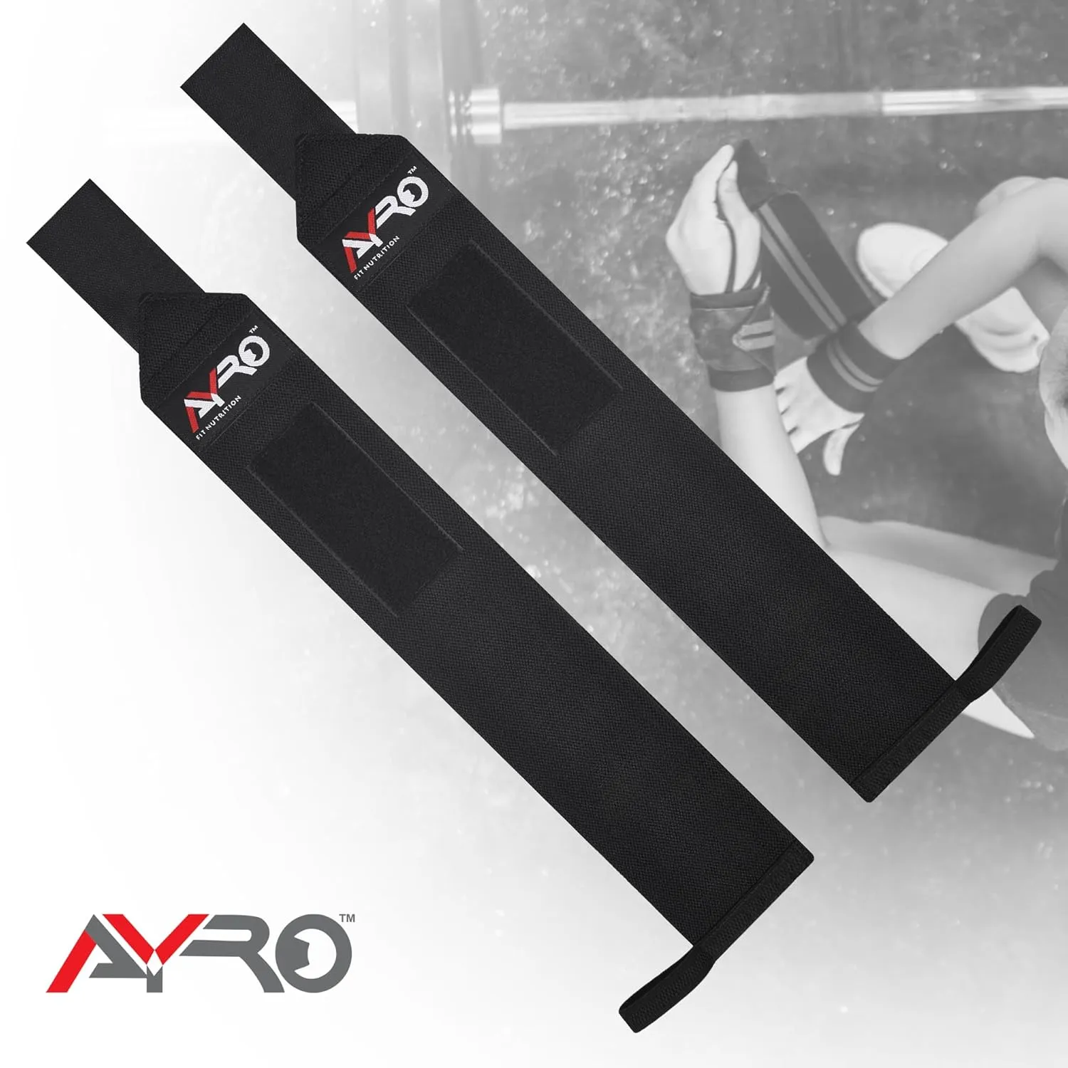 Wrist Wraps , Wrist Wraps for Weightlifting Men , Wrist Brace For Working Out , Gym Wrist Wraps For men & women , Muequeras para gym, 18" Professional Wrist Support With High Duty Thumb Loop-Best Wrap