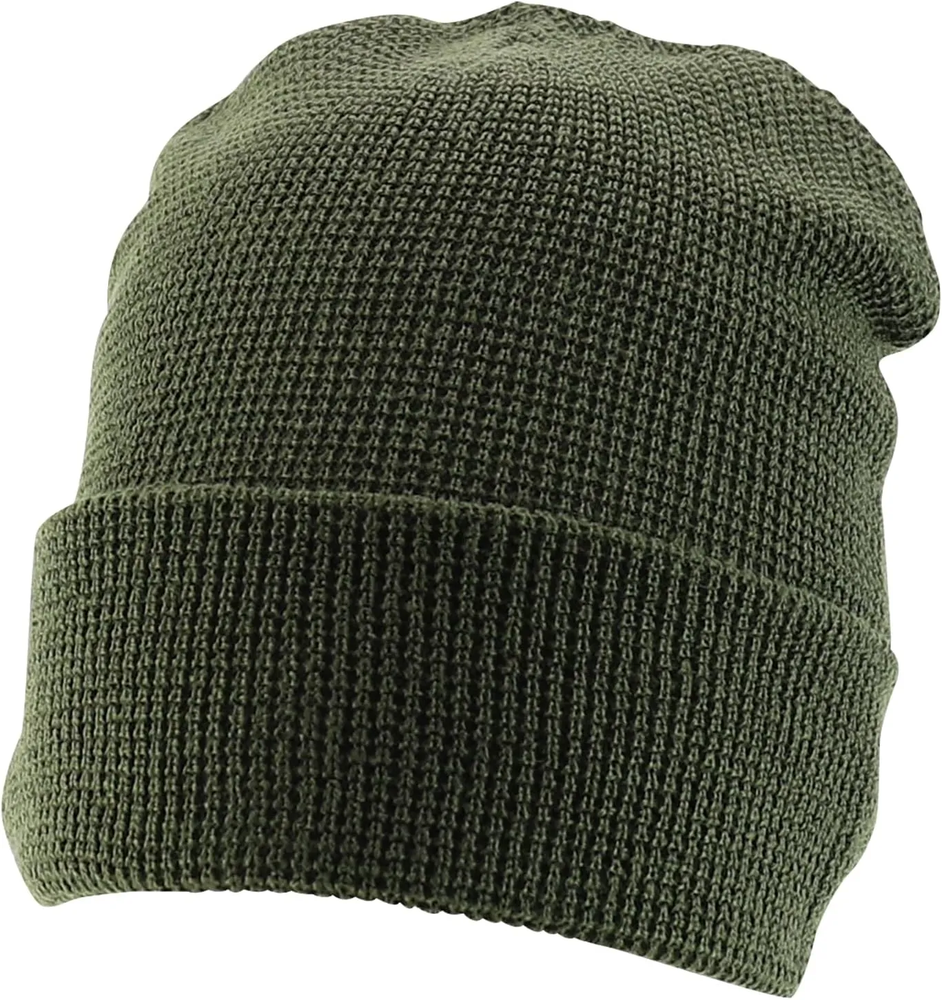 XXL Oversized Waffle Knit Pattern Winter Long Beanie
