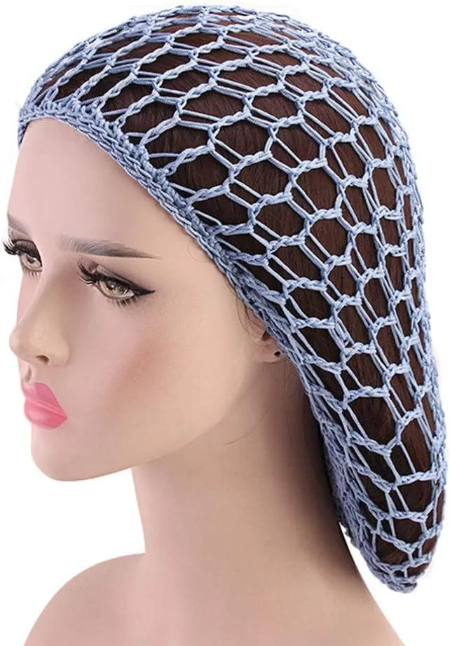 xzbailisha Women's Colored Short Hair Net Snoods